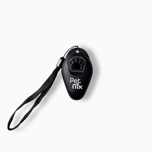 Dog training clicker with easy-to-use design for all breeds.