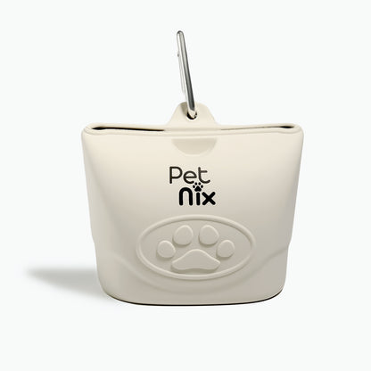 silicone dog treat pouch with quick access opening